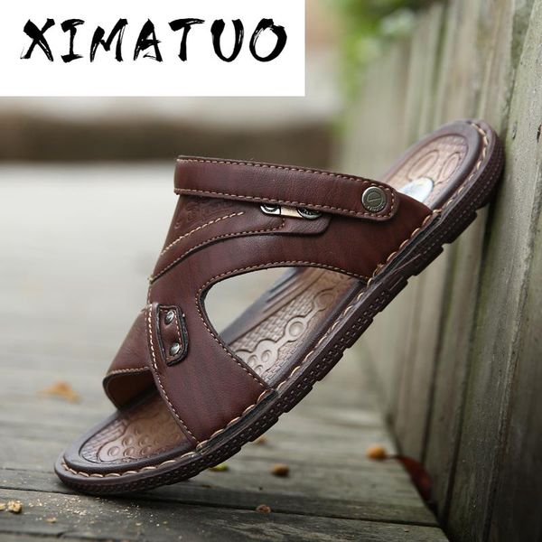 summer leather sandals men outdoor beach sandals comfortable fashion mens breathable rubber flip flops shoes 2020 large sizes, Black
summer leather sandals men outdoor beach sandals comfortable fashion mens breathable rubber flip flops shoes 2020 large sizes, Black