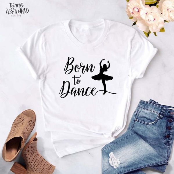 born to dance women tshirt female casual o neck short sleeve funny t shirt gift for lady yong girl tee, White
born to dance women tshirt female casual o neck short sleeve funny t shirt gift for lady yong girl tee, White