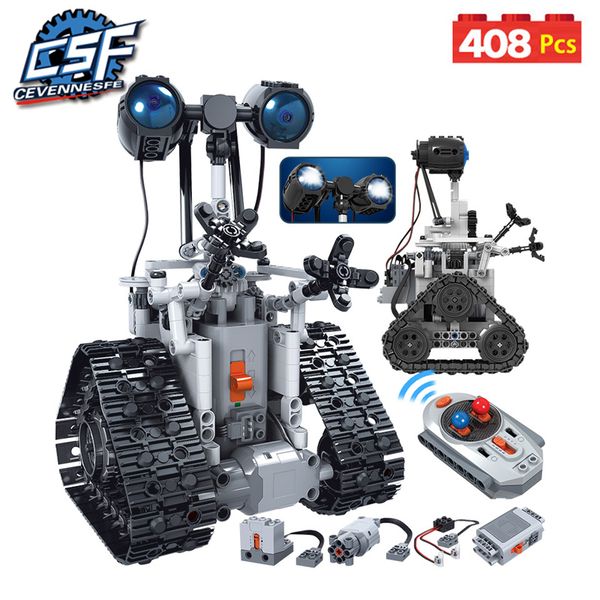 2020 new city creative rc robot electric building blocks technic remote control intelligent robot bricks toys children 408pcs
2020 new city creative rc robot electric building blocks technic remote control intelligent robot bricks toys children 408pcs