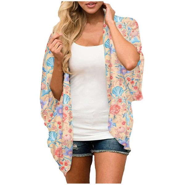 women casual vintage kimono cardigan bohemian floral printed sunscreen harajuku blusas summer half sleeve and blouse shirts, White
women casual vintage kimono cardigan bohemian floral printed sunscreen harajuku blusas summer half sleeve and blouse shirts, White
