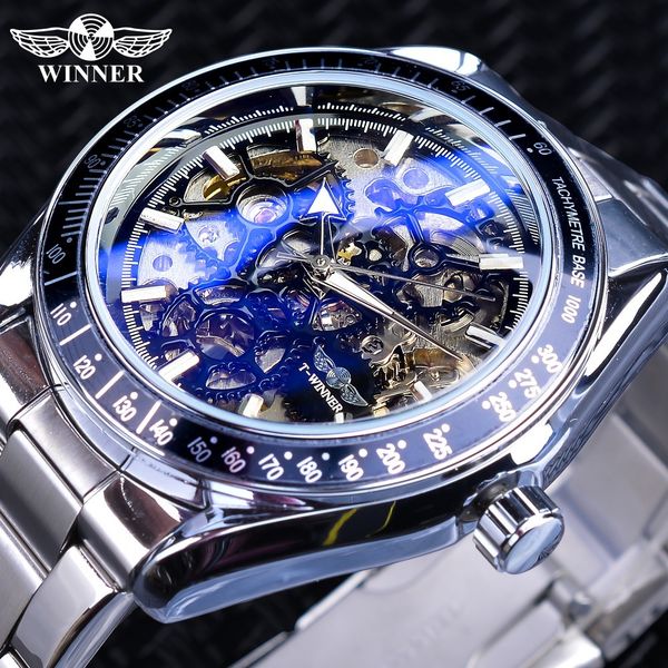 forsining hand full hollow waterproof steel strip men's automatic mechanical watch men's watch, Slivery;brown
forsining hand full hollow waterproof steel strip men's automatic mechanical watch men's watch, Slivery;brown