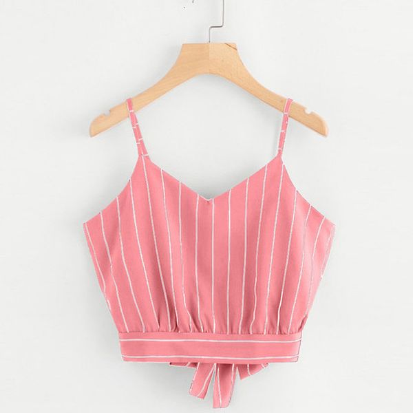 women self tie back v neck striped crop cami camisole blouse sleeveless lace up backless tanks, White
women self tie back v neck striped crop cami camisole blouse sleeveless lace up backless tanks, White