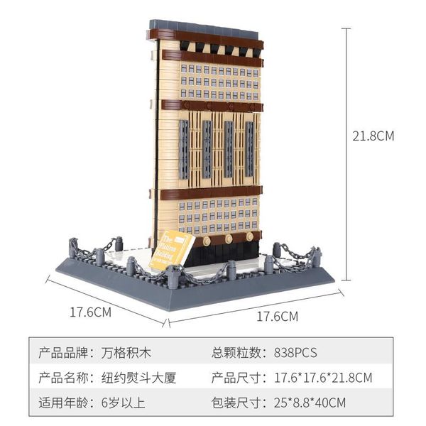 the flatiron building-new york building block model assembly toy for child 04
the flatiron building-new york building block model assembly toy for child 04