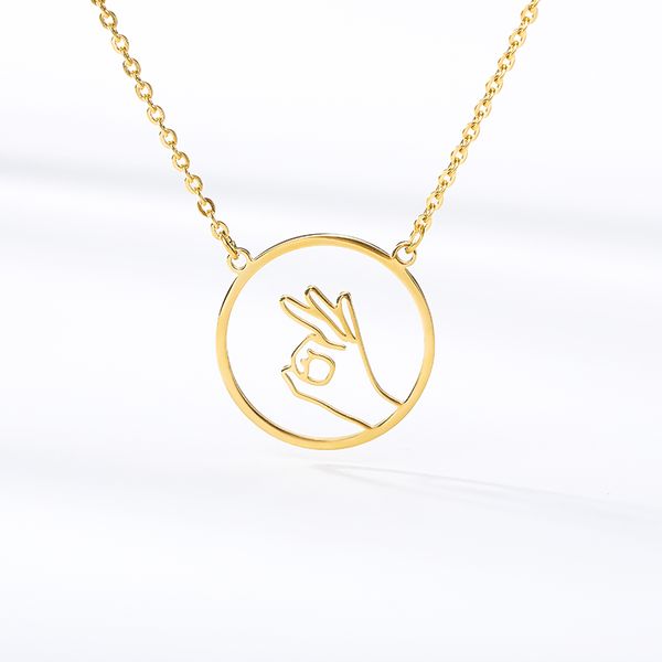 cute hand gesture necklace stainless steel stamped sign language pendant swear i love you hand sign necklaces friendship jewelry, Silver
cute hand gesture necklace stainless steel stamped sign language pendant swear i love you hand sign necklaces friendship jewelry, Silver