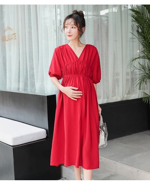 fashion pregnant women dress spring and autumn fashion new models loose long chiffon maternity dress summer long skirt, White
fashion pregnant women dress spring and autumn fashion new models loose long chiffon maternity dress summer long skirt, White