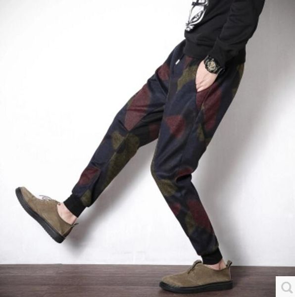 m-5xl spring new korean men clothing fashion slim casual harem pants all-match trouseer little feet pants singer costumes, Black
m-5xl spring new korean men clothing fashion slim casual harem pants all-match trouseer little feet pants singer costumes, Black
