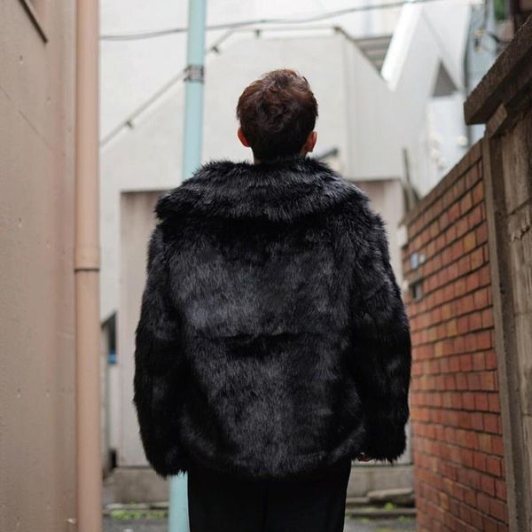 19ss double-sided wear faux fur bomber jacket winter warm fur coats couple fashion artificial fur street outerwear hflsjk354, Black
19ss double-sided wear faux fur bomber jacket winter warm fur coats couple fashion artificial fur street outerwear hflsjk354, Black