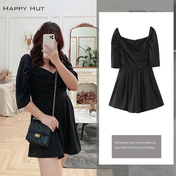 2020 summer new body clothes body clothes large size women's clothing fat mm hepburn style bubble sleeve cross v-neck jumpsuit n7549, Blue
2020 summer new body clothes body clothes large size women's clothing fat mm hepburn style bubble sleeve cross v-neck jumpsuit n7549, Blue