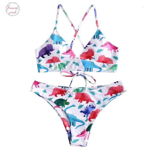 chamsgend womens straps small dinosaur print split bikini swimsuit fashion casual beachwear two piece swimsuit 2020 swimsuit, White;black
chamsgend womens straps small dinosaur print split bikini swimsuit fashion casual beachwear two piece swimsuit 2020 swimsuit, White;black