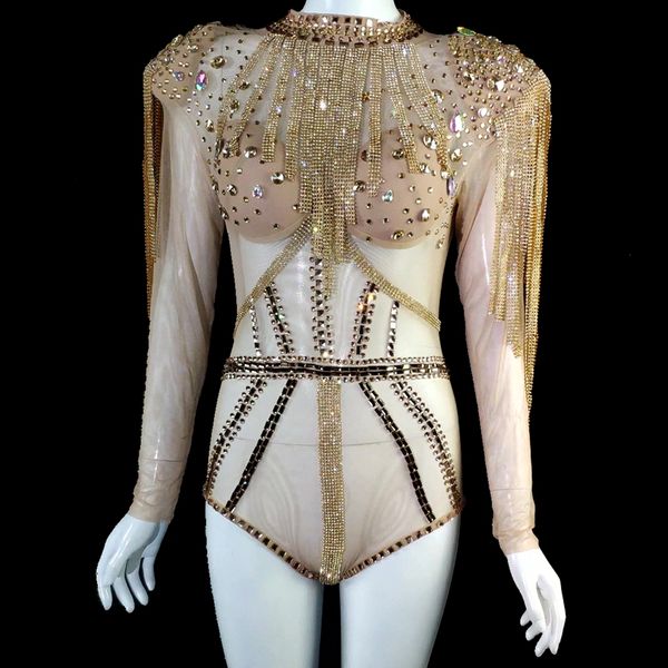 performance dance costume shining gold rhinestones fringes transparent bodysuit women's birthday party outfit stage wear, Black;red
performance dance costume shining gold rhinestones fringes transparent bodysuit women's birthday party outfit stage wear, Black;red