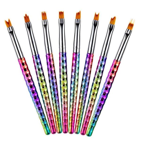 8pcs/set nail art french brushes diy petal flower gradient fade color painting drawing mint green pen drawing brushes
8pcs/set nail art french brushes diy petal flower gradient fade color painting drawing mint green pen drawing brushes