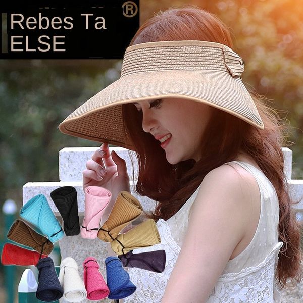 2019 summer new empty roll folding beach sunscreen straw sunscreen straw hat large eaves hat, Blue;gray
2019 summer new empty roll folding beach sunscreen straw sunscreen straw hat large eaves hat, Blue;gray