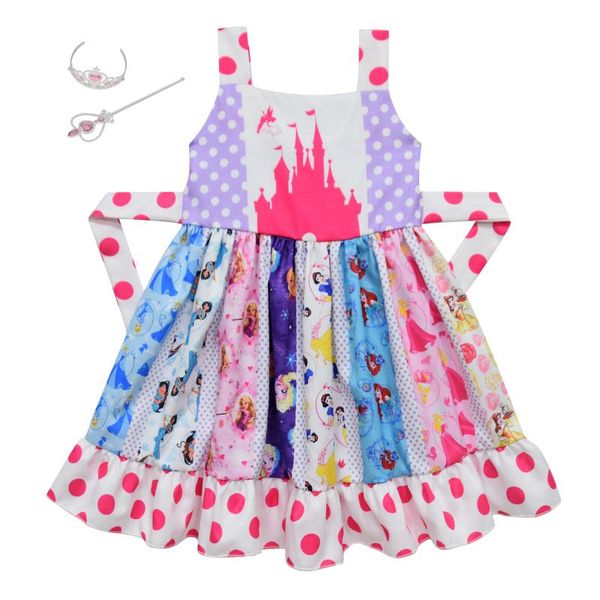 baby girl cartoon print stitching sleeveless twirl dress christmas dress, Red;yellow
baby girl cartoon print stitching sleeveless twirl dress christmas dress, Red;yellow