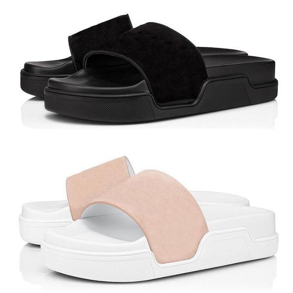quality red bottoms men slippers fashion slides triple black white pink spikes mens flat flip flops beach l platform sandals
quality red bottoms men slippers fashion slides triple black white pink spikes mens flat flip flops beach l platform sandals