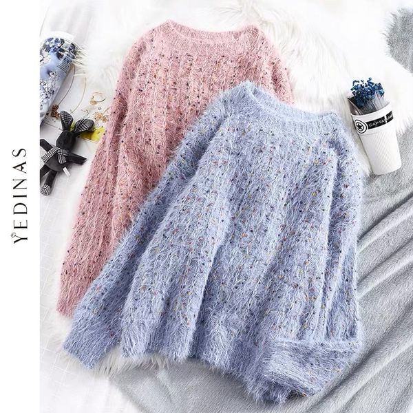 women's sweaters yedinas casual sweater women tassel ladies jumpers soft pull mohair femme o neck pullover knitted winter 2021, White;black
women's sweaters yedinas casual sweater women tassel ladies jumpers soft pull mohair femme o neck pullover knitted winter 2021, White;black