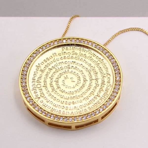 mhs.sun fashion bible verse design pendant necklace with zircon women jewelry gold chain necklace religion jewelry gift 1pc, Silver
mhs.sun fashion bible verse design pendant necklace with zircon women jewelry gold chain necklace religion jewelry gift 1pc, Silver