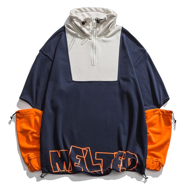 japanese street style mens sweatshirts contrast color letter printed long sleeve pullover fashion zipper collar harajuku, Black
japanese street style mens sweatshirts contrast color letter printed long sleeve pullover fashion zipper collar harajuku, Black
