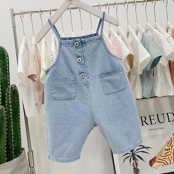 2020 new baby suspender pants versatile for and jeans sling jeans boys and girls summer casual infant children's pants, Blue
2020 new baby suspender pants versatile for and jeans sling jeans boys and girls summer casual infant children's pants, Blue