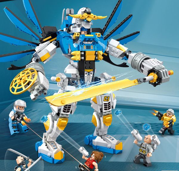 887pcs робот строительных блоков diy kit creative assembly игрушка милый робот кукла для детей ребенок интеллектуальной игрушки мальчиков по
887pcs робот строительных блоков diy kit creative assembly игрушка милый робот кукла для детей ребенок интеллектуальной игрушки мальчиков по