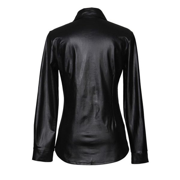 new pu leather blouses women long sleeves buttons womens and blouses ladies streetwear polyester casual chic shirts lusas, White
new pu leather blouses women long sleeves buttons womens and blouses ladies streetwear polyester casual chic shirts lusas, White