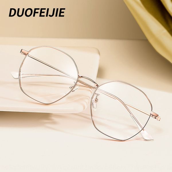 new 10170 myopia anti-blue-ray frame men's korean polygon myopia glasses frame women's artistic plain glasses, Silver
new 10170 myopia anti-blue-ray frame men's korean polygon myopia glasses frame women's artistic plain glasses, Silver