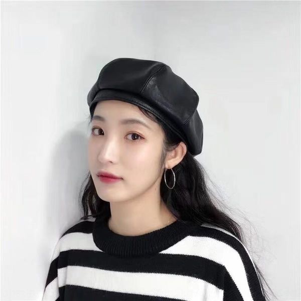 net red beret octagonal beret women's breathable pu personalized sun hat summer and autumn thin british octagonal hat, Blue;gray
net red beret octagonal beret women's breathable pu personalized sun hat summer and autumn thin british octagonal hat, Blue;gray