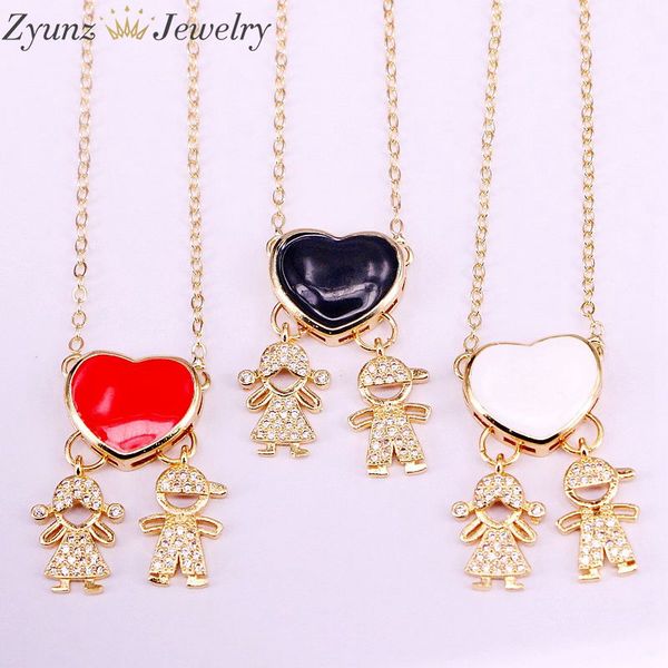 10pcs, cz boy girl pendant necklace enamel heart charm lover jewelry pendant necklace link chain charm choker, Silver
10pcs, cz boy girl pendant necklace enamel heart charm lover jewelry pendant necklace link chain charm choker, Silver