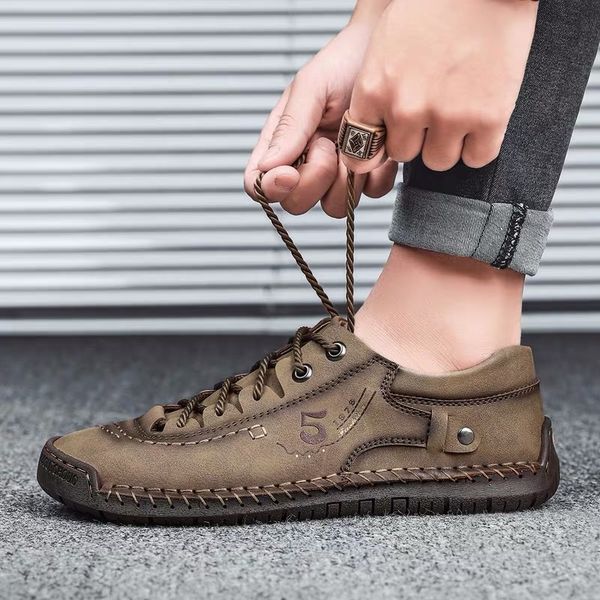 genuine classic men sneakers men leather shoes fashion design solid tenacity outdoor walking jogging shoes big sizes eu38-48, Black
genuine classic men sneakers men leather shoes fashion design solid tenacity outdoor walking jogging shoes big sizes eu38-48, Black