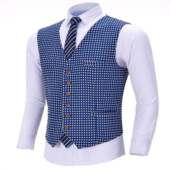 2020 mens boutique slim fit cotton suit wave waistcoat casual formal business groomman vest for wedding, Black;white
2020 mens boutique slim fit cotton suit wave waistcoat casual formal business groomman vest for wedding, Black;white