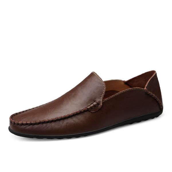 new men's casual shoes genuine leather mens shoes moccasins spring breathable comfortable loafers slip-on boat 38-46, Black
new men's casual shoes genuine leather mens shoes moccasins spring breathable comfortable loafers slip-on boat 38-46, Black