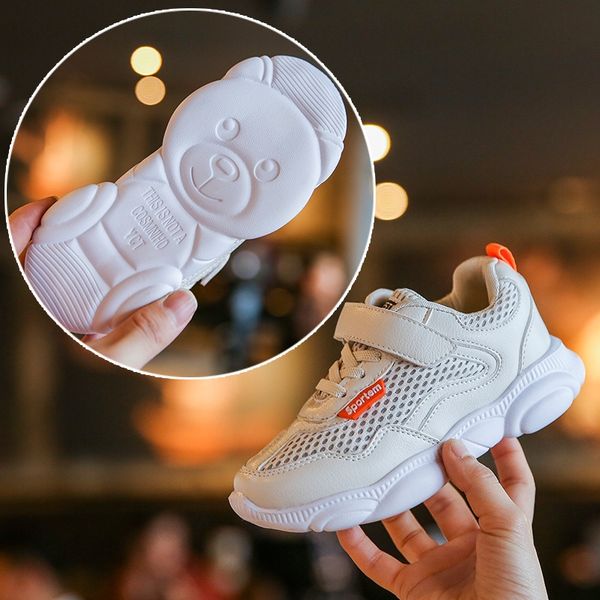 children's mesh 2019 season new bear bottom sports magic sports boy running shoes magic sticker breathable girl shoes, Black
children's mesh 2019 season new bear bottom sports magic sports boy running shoes magic sticker breathable girl shoes, Black