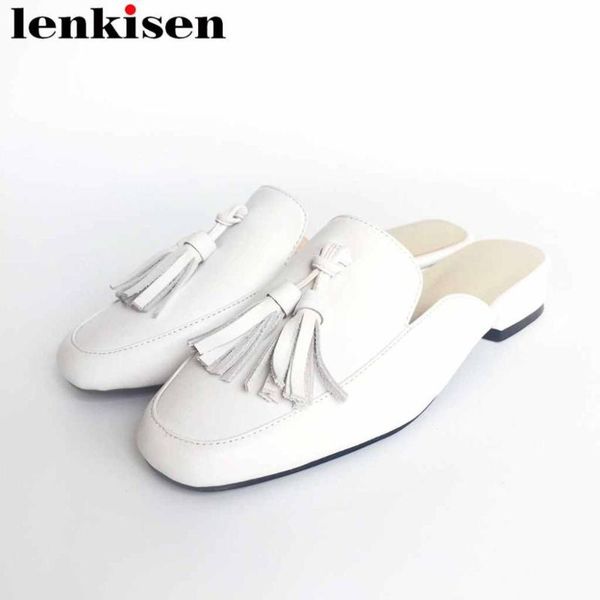 lenkisen tassel full grain leather round toe slip on low heel high street fashion mules classic leisure women big size pumps l06, Black
lenkisen tassel full grain leather round toe slip on low heel high street fashion mules classic leisure women big size pumps l06, Black