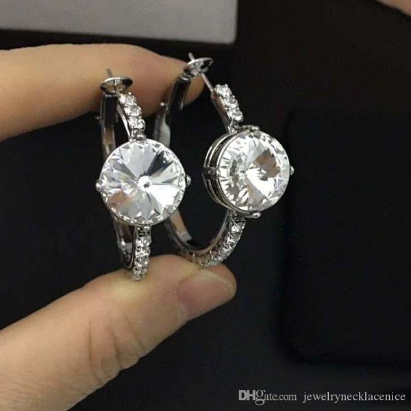 women high end white gold color cz hoops earrings for girls women for party wedding nice gift
women high end white gold color cz hoops earrings for girls women for party wedding nice gift