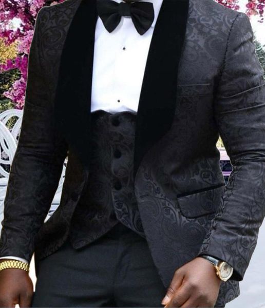 black tuxedo men's jacquard paisley slim fit blazer jacket tuxedos groom wedding dinner suit clothing men's dinner party prom, White;black
black tuxedo men's jacquard paisley slim fit blazer jacket tuxedos groom wedding dinner suit clothing men's dinner party prom, White;black