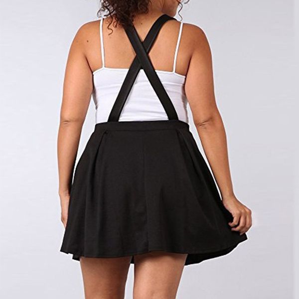 plus size women pleated skirt with shoulder straps black skirt suspender skirts high waist mini school skirt causal daily girls
plus size women pleated skirt with shoulder straps black skirt suspender skirts high waist mini school skirt causal daily girls