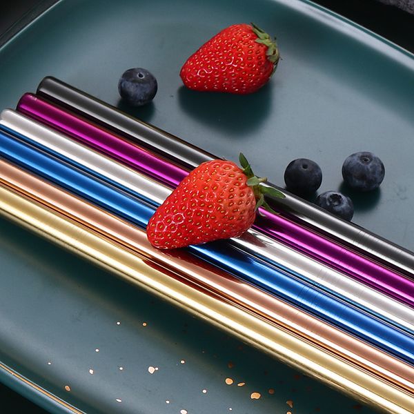 eco friendly reusable straw 304 stainless steel straw metal smoothies drinking straws set with brush & bag wholesale ty2
eco friendly reusable straw 304 stainless steel straw metal smoothies drinking straws set with brush & bag wholesale ty2
