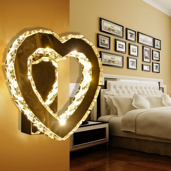 modern heart-shaped crystal wall wall light luminous luminaria wall light home bathroom vanity living room lighting bedside lamp
modern heart-shaped crystal wall wall light luminous luminaria wall light home bathroom vanity living room lighting bedside lamp