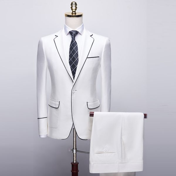 high-end men wedding suit new slim dress suit 2 piece men's suit male casual party men's jacket wedding tuxedo high-quality goods, Black
high-end men wedding suit new slim dress suit 2 piece men's suit male casual party men's jacket wedding tuxedo high-quality goods, Black