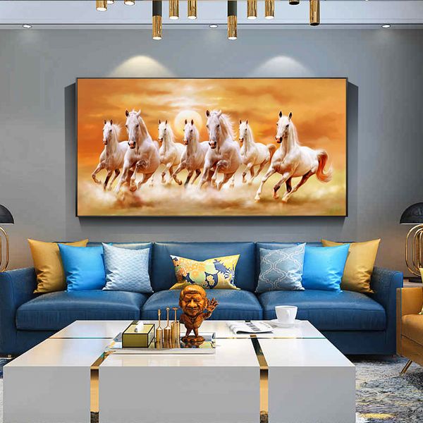 running horses modern sunrise landscape posters and prints animals wall art pictures for living room home decor (no frame
running horses modern sunrise landscape posters and prints animals wall art pictures for living room home decor (no frame