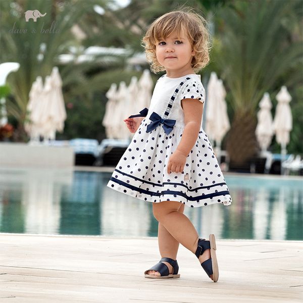 db12973 dave bella summer baby girl's cute bow dots print dress children fashion party dress kids infant lolita clothes t200709, Red;yellow
db12973 dave bella summer baby girl's cute bow dots print dress children fashion party dress kids infant lolita clothes t200709, Red;yellow