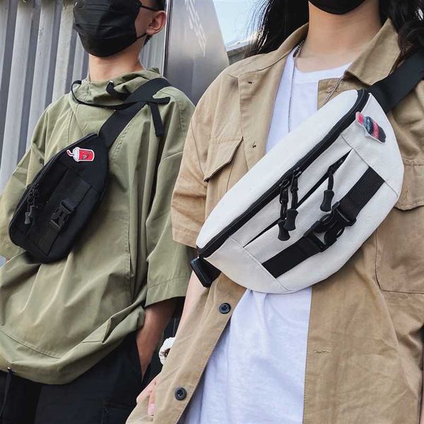 new men's cross-body waist bag ins canvas bag mobile phone hip-hop street fashion brand chest personality shoulder
new men's cross-body waist bag ins canvas bag mobile phone hip-hop street fashion brand chest personality shoulder