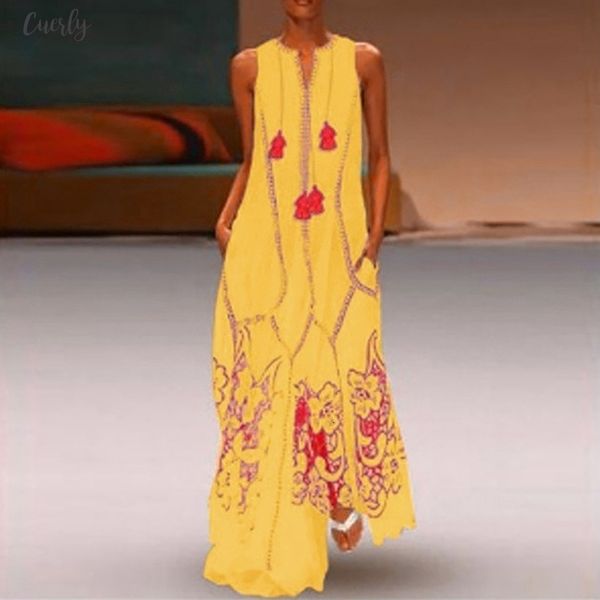 white summer beach dress women plus size 2020 fashion red cotton boho dress sleeveless printed long maxi dress, Black;gray
white summer beach dress women plus size 2020 fashion red cotton boho dress sleeveless printed long maxi dress, Black;gray