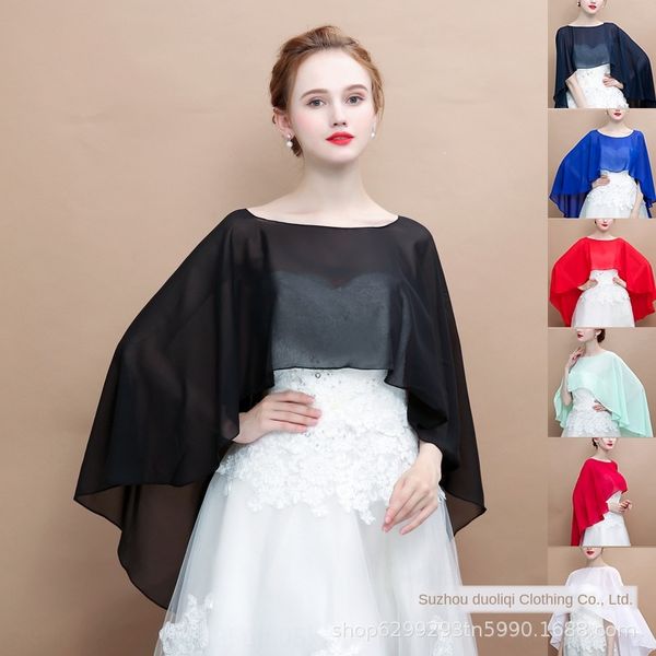 new chiffon solid color pullover cloak lengthened thin cloak shawl shawl women's sunscreen umbrella arm, Blue;gray
new chiffon solid color pullover cloak lengthened thin cloak shawl shawl women's sunscreen umbrella arm, Blue;gray