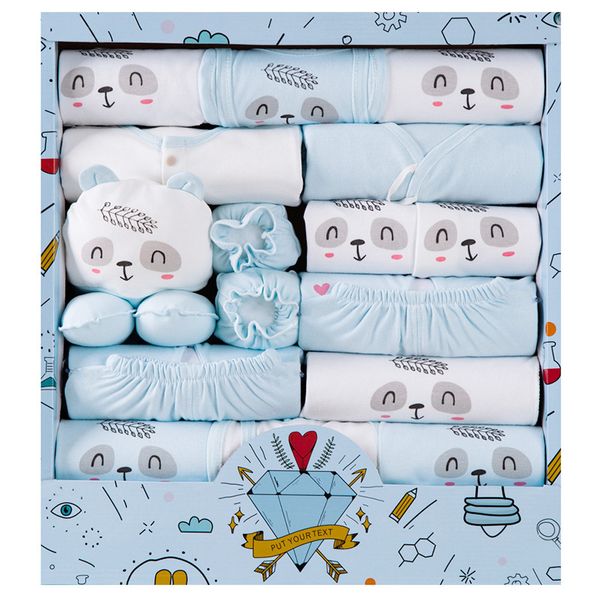 18pcs 100% cotton newborn baby clothes spring newborn supplies gift box infant clothing blue pink for boy girl baby 0-3 months, White
18pcs 100% cotton newborn baby clothes spring newborn supplies gift box infant clothing blue pink for boy girl baby 0-3 months, White
