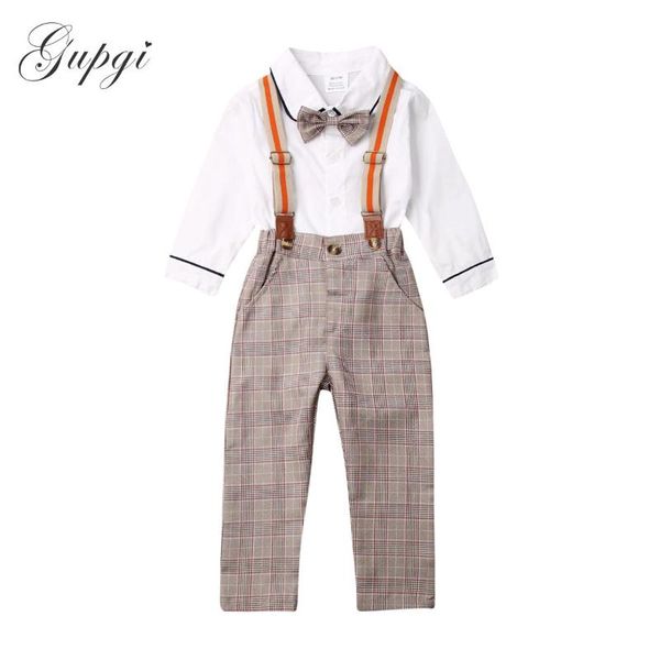 clothing sets 2-9y children kid boys clothes set formal gentleman boy suit bow shirts bib pants outfits, White
clothing sets 2-9y children kid boys clothes set formal gentleman boy suit bow shirts bib pants outfits, White