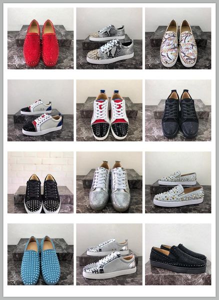 top quality2020new прибытие red bottoms мужская женская обувь мода замши с шипами мокасины заклепки вскользь ботинки полуботинки кроссовки, Black
top quality2020new прибытие red bottoms мужская женская обувь мода замши с шипами мокасины заклепки вскользь ботинки полуботинки кроссовки, Black