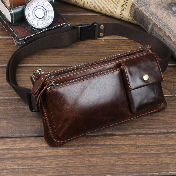 men oil wax genuine leather cowhide vintage travel riding motorcycle hip bum belt pouch fanny pack waist purse clutch bag
men oil wax genuine leather cowhide vintage travel riding motorcycle hip bum belt pouch fanny pack waist purse clutch bag