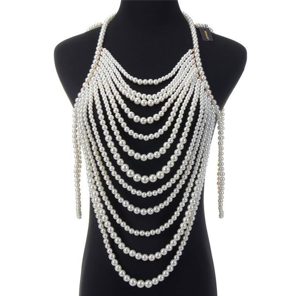jerolli female personality vintage punk multilayer tassel bikini body chain cape necklace for women jewelry t200508, Silver
jerolli female personality vintage punk multilayer tassel bikini body chain cape necklace for women jewelry t200508, Silver
