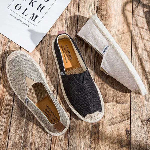comfortable breathable linen casual men's shoes beijing cloth shoes canvas summer leisure flat fisherman driving wicking, Black
comfortable breathable linen casual men's shoes beijing cloth shoes canvas summer leisure flat fisherman driving wicking, Black
