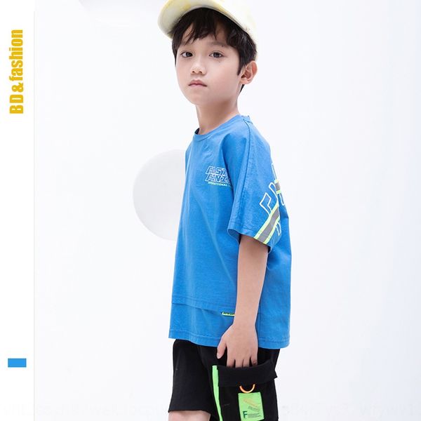 bd children's jacket cotton wear 2020 new boys' printed t-shirt bat sleeve cotton t-shirt round collar stitching fashion, Blue
bd children's jacket cotton wear 2020 new boys' printed t-shirt bat sleeve cotton t-shirt round collar stitching fashion, Blue